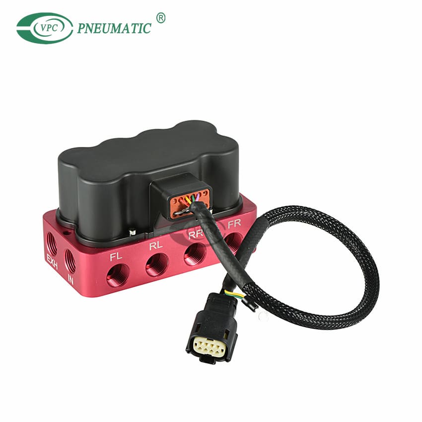 Bloque de válvulas de compresor de suspensión neumática Accuair aa VUX4