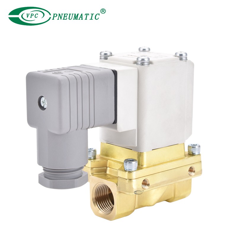 La serie VXZ Pilot Operated 2 válvula solenoide de 2 vías para agua