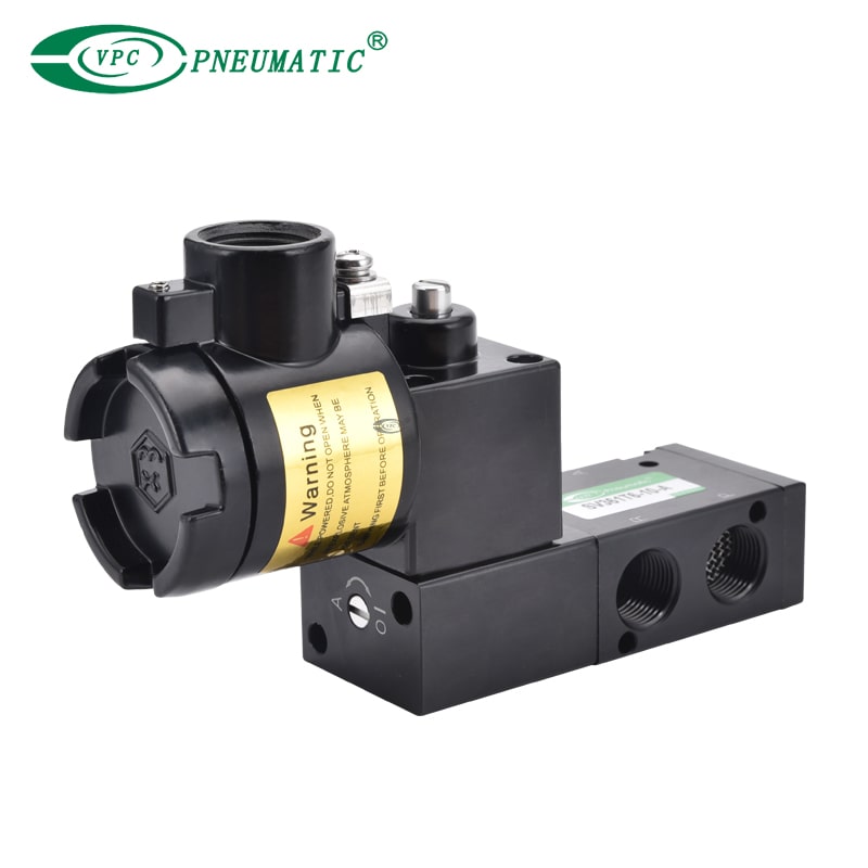 Válvula solenoide a prueba de explosión de aluminio SV561T6