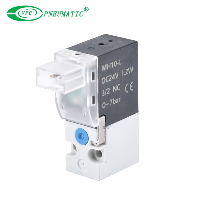Microválvula solenoide de alta velocidad de 10 mm serie MH10P