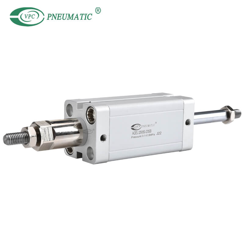 Cilindro compacto Serie ACEJ Iso 21287, carrera ajustable