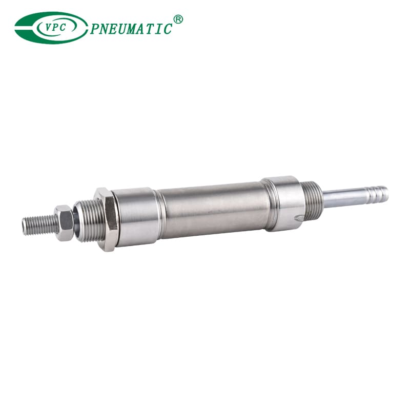 Mini cilindro de acero inoxidable de la serie MAD, varilla doble de doble actuación