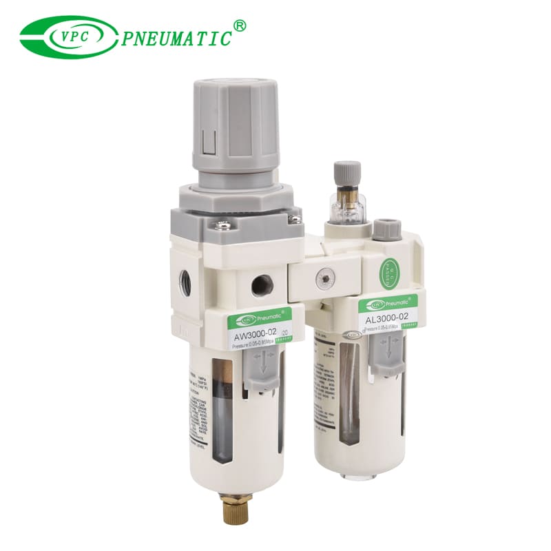 Regulador y lubricador de filtro de aire de la serie de CA