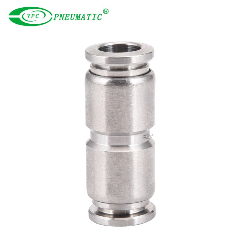 Accesorio de unión recto de acero inoxidable SSPU