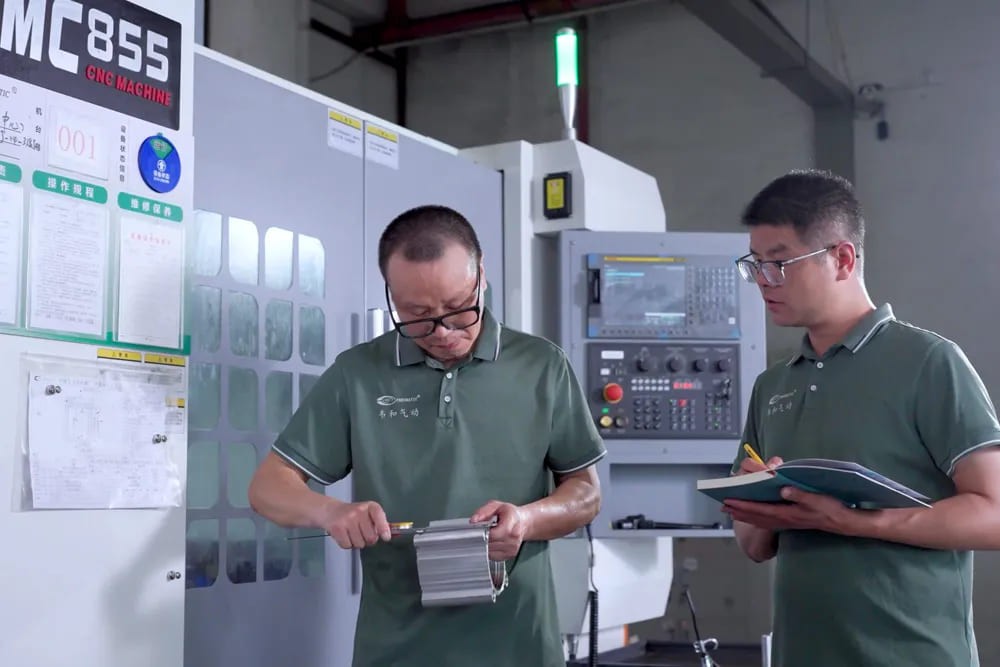 prueba de cilindro neum&aacute;tico