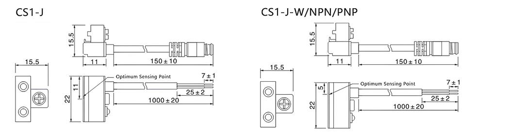 sensor magnético de cilindro neumático