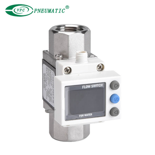 Interruptor de flujo digital de visualización de 3 colores PF3W para agua para agua
