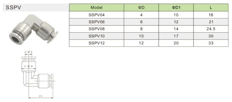 Accesorio de codo de acero inoxidable 316L