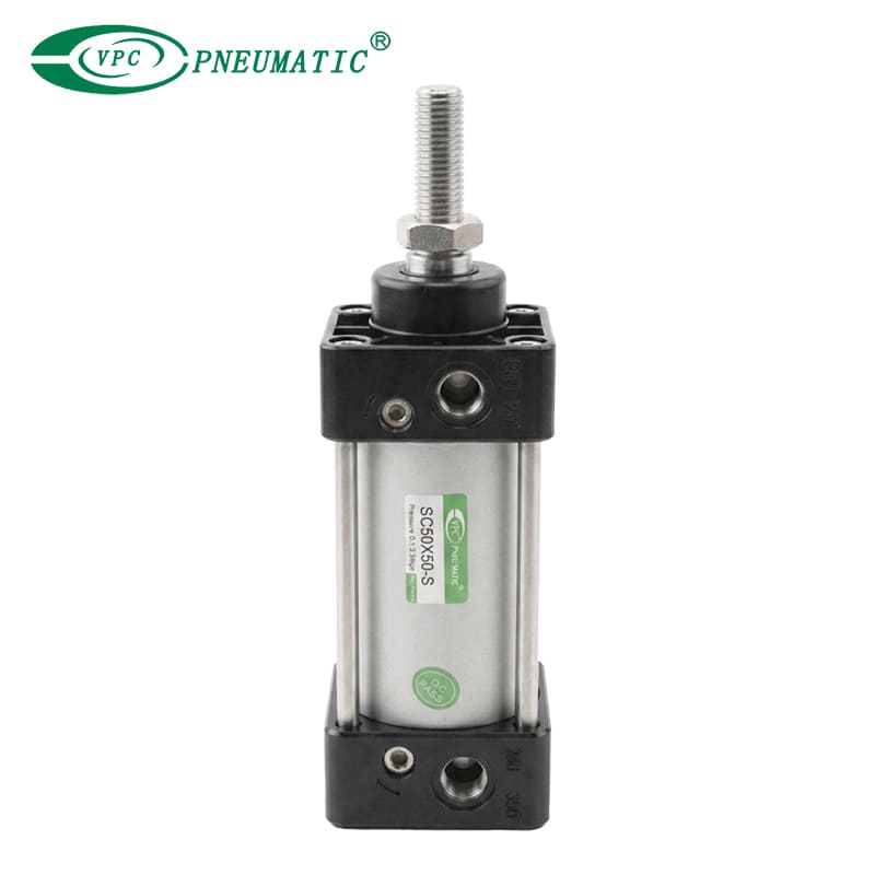 Cilindros neumáticos de servicio pesado, barra de acoplamiento ISO 15552