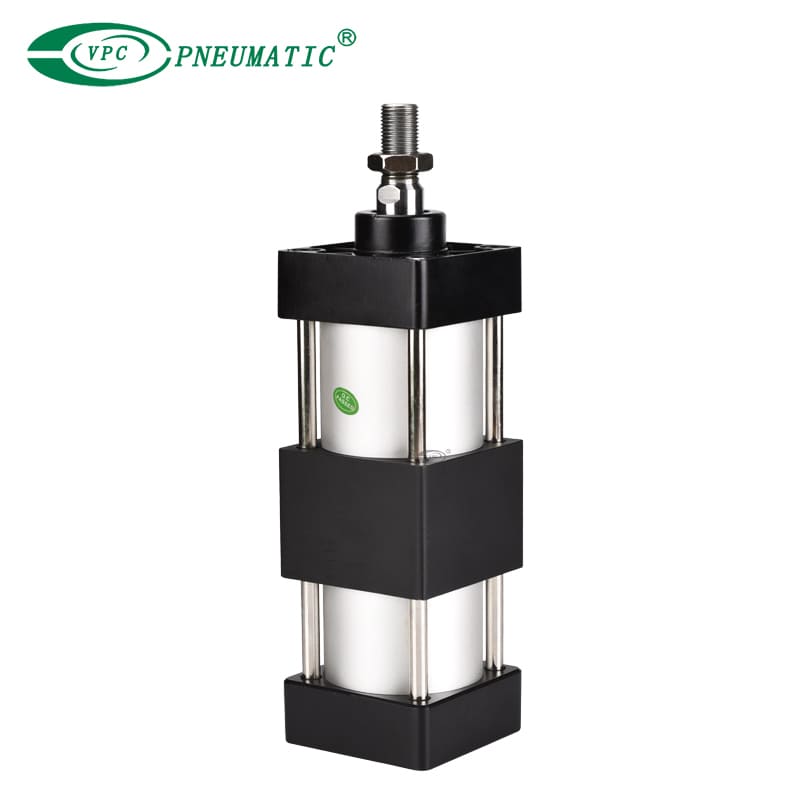 Cilindros neumáticos de servicio pesado, barra de acoplamiento ISO 15552