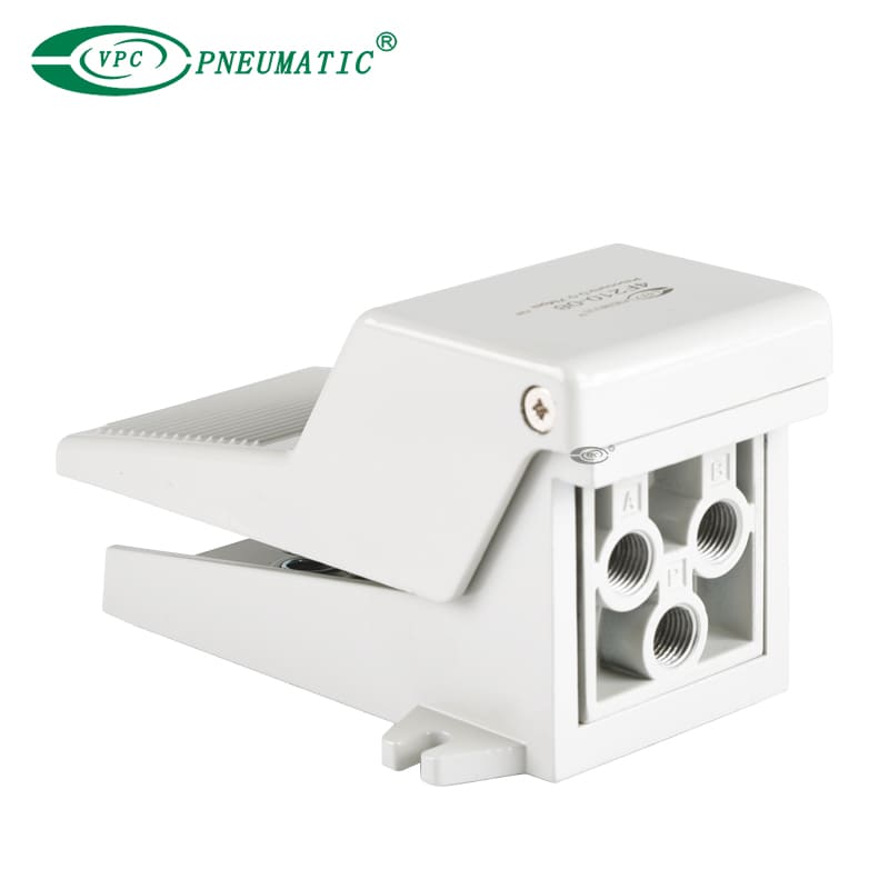 Válvula de pedal de 4F Series 5 Port 2 Position Foot, con bloqueo