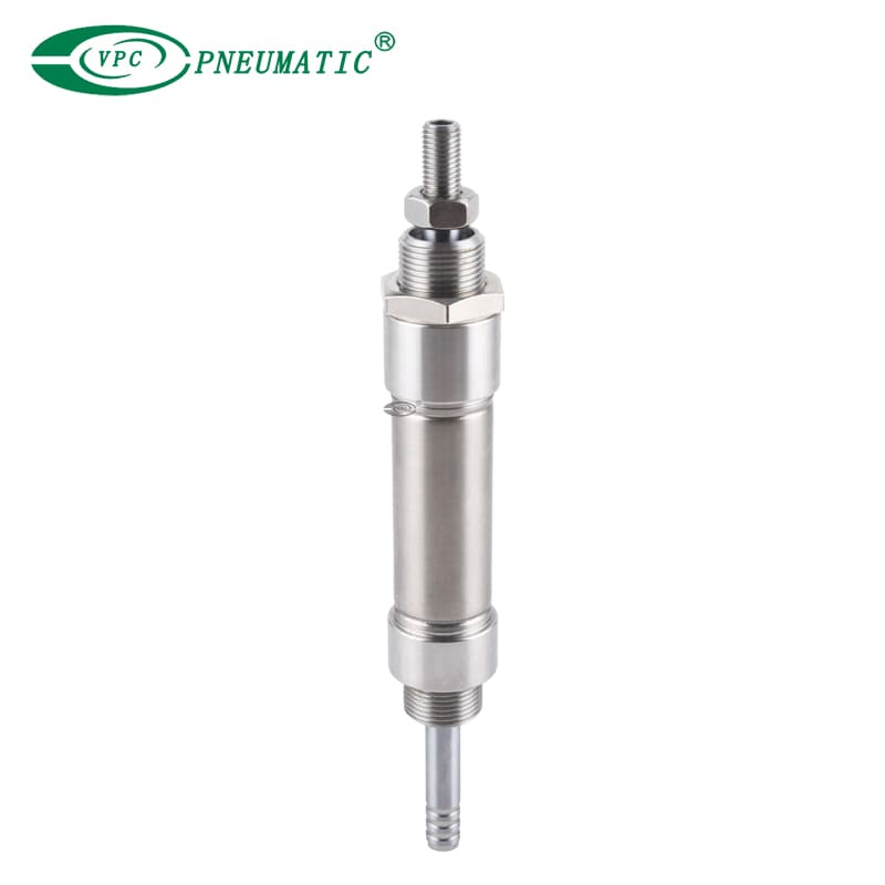 Mini cilindro de acero inoxidable de la serie MAD, varilla doble de doble actuación