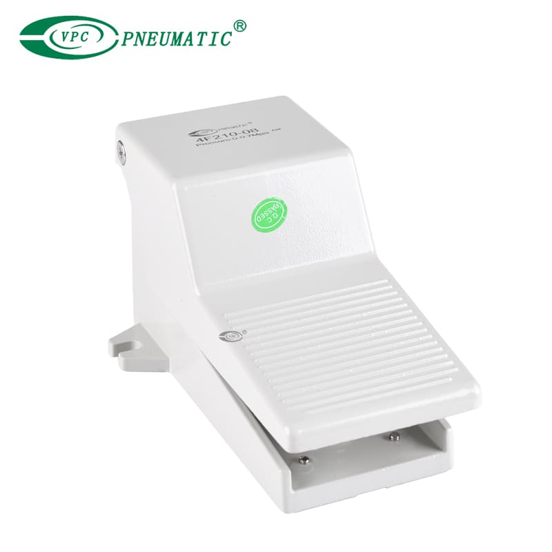 Válvula de pedal de 4F Series 5 Port 2 Position Foot, con bloqueo