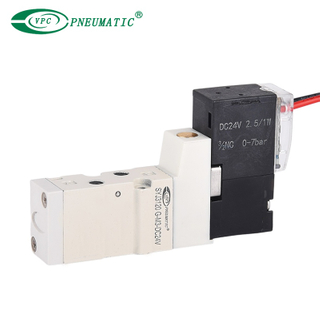 Válvula solenoide de bobina simple de 5/2 vías serie SYJ3000