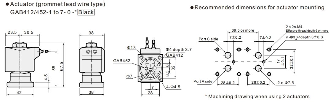 válvulas solenoides operadas directamente