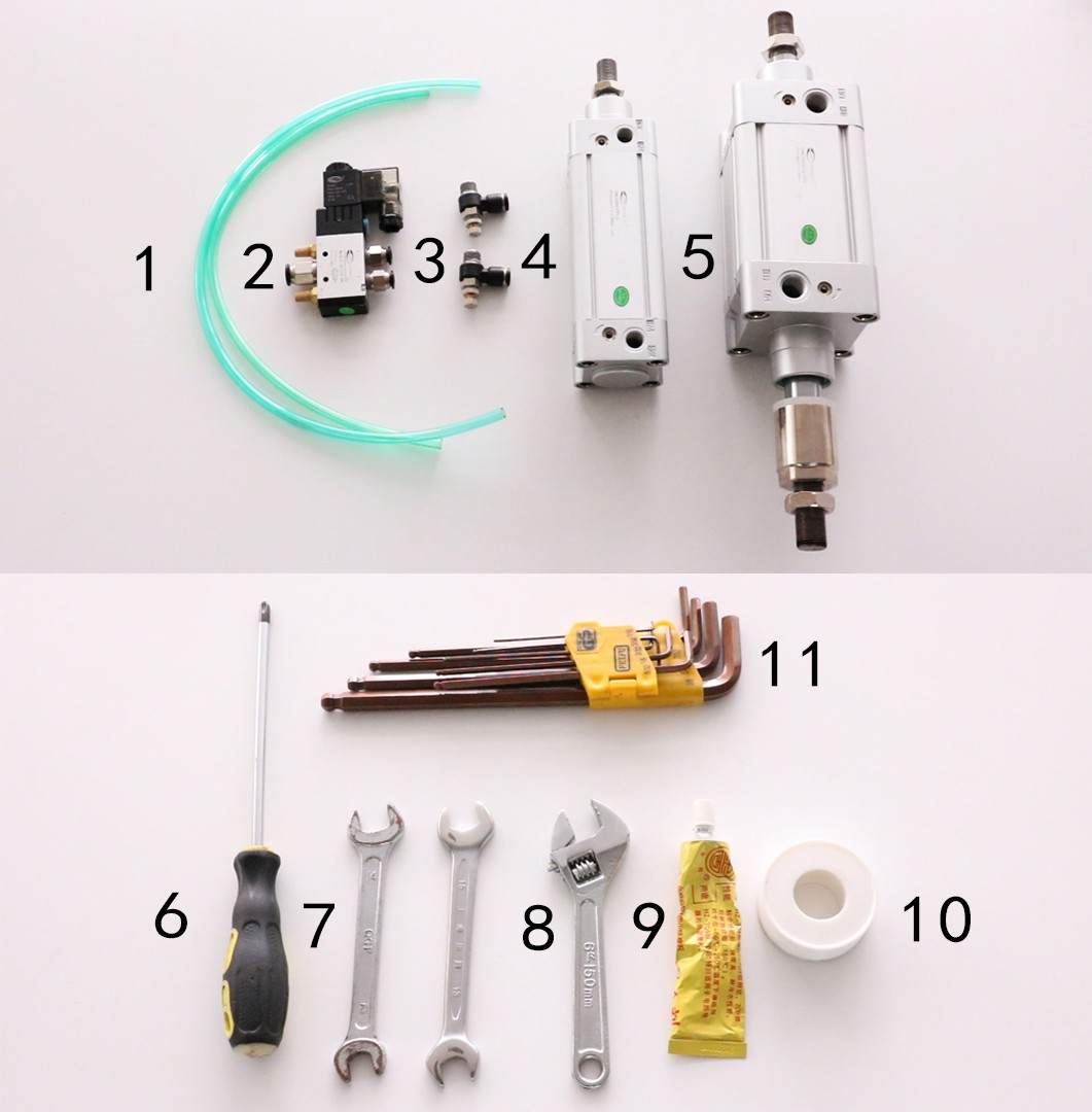 accesorios para cilindros neumáticos
