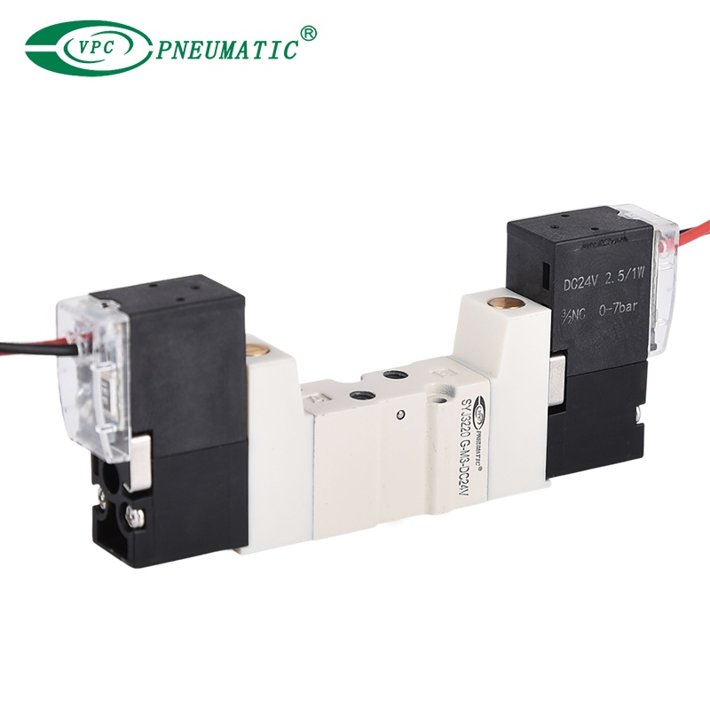 Válvula solenoide de doble bobina 5/2 serie SYJ3000