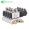 4V210-08 múltiple de válvula solenoide neumática