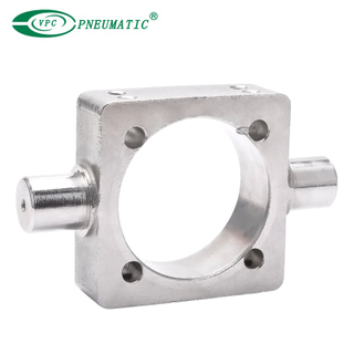 Soporte de montaje de muñón central de acero inoxidable TC para cilindro neumático SI