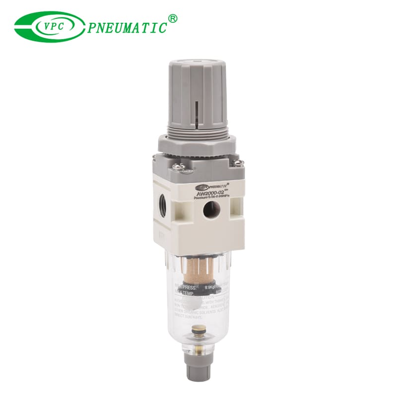 Regulador de filtro neumático de la Serie AW