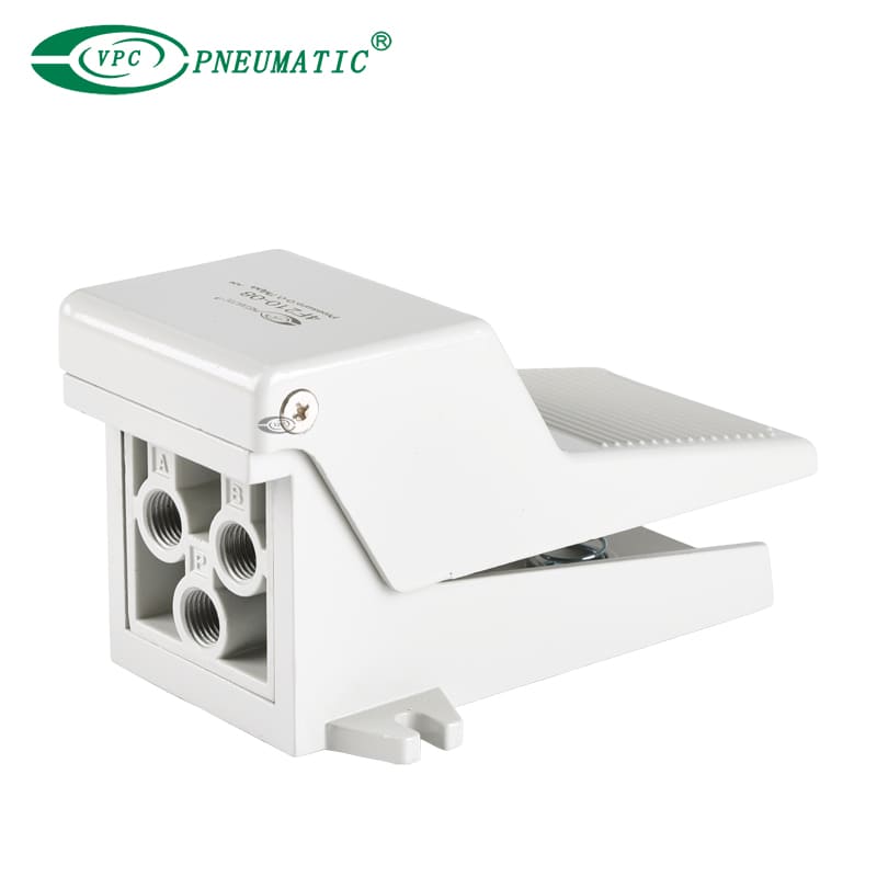 Válvula de pedal de 4F Series 5 Port 2 Position Foot, con bloqueo